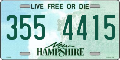 NH license plate 3554415