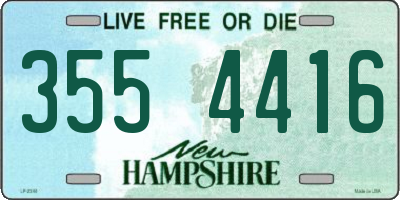NH license plate 3554416