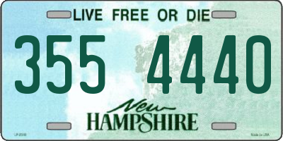 NH license plate 3554440