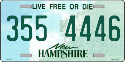 NH license plate 3554446