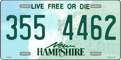 NH license plate 3554462