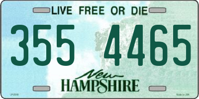 NH license plate 3554465