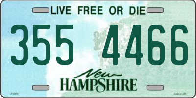 NH license plate 3554466