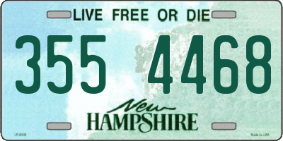 NH license plate 3554468