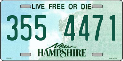 NH license plate 3554471