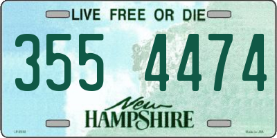 NH license plate 3554474