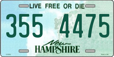 NH license plate 3554475