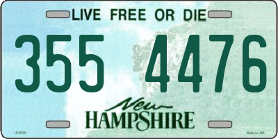 NH license plate 3554476