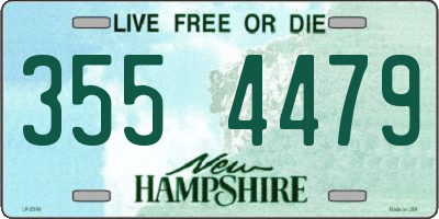 NH license plate 3554479