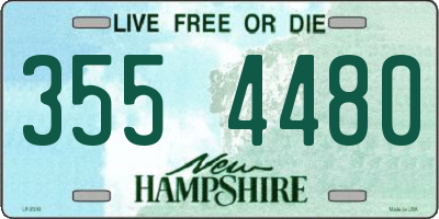 NH license plate 3554480