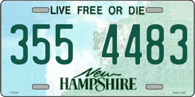 NH license plate 3554483