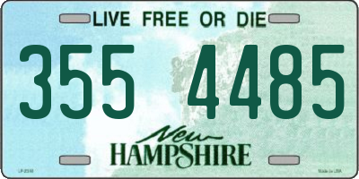NH license plate 3554485