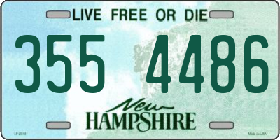 NH license plate 3554486