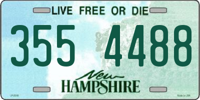 NH license plate 3554488