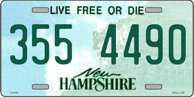NH license plate 3554490