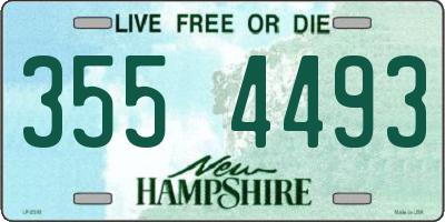 NH license plate 3554493
