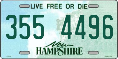 NH license plate 3554496