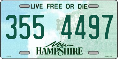 NH license plate 3554497