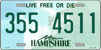 NH license plate 3554511