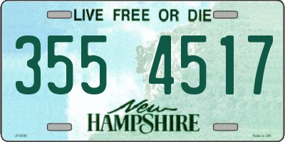NH license plate 3554517