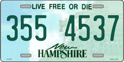 NH license plate 3554537