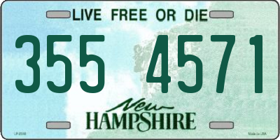 NH license plate 3554571