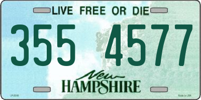 NH license plate 3554577