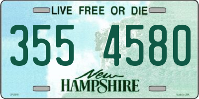 NH license plate 3554580