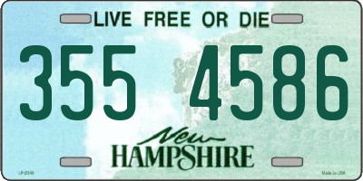 NH license plate 3554586