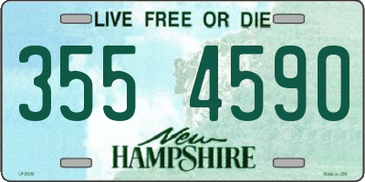 NH license plate 3554590