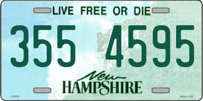 NH license plate 3554595