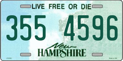 NH license plate 3554596
