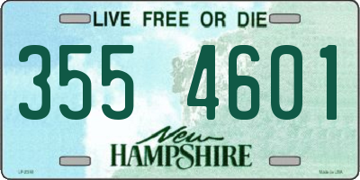 NH license plate 3554601
