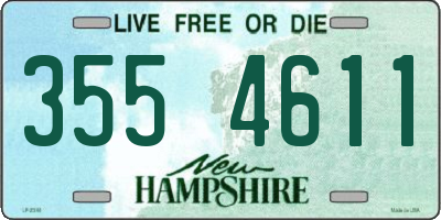 NH license plate 3554611