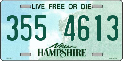 NH license plate 3554613