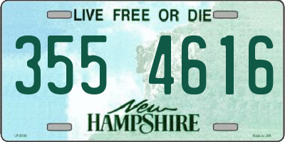 NH license plate 3554616