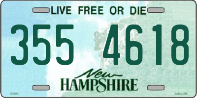 NH license plate 3554618