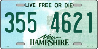 NH license plate 3554621