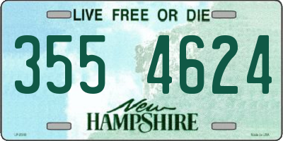 NH license plate 3554624