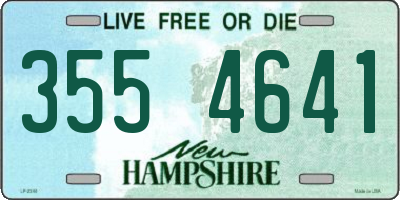 NH license plate 3554641