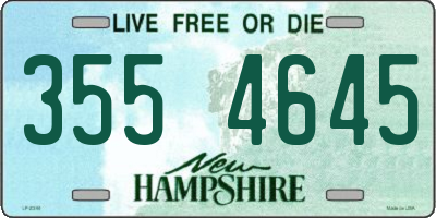 NH license plate 3554645
