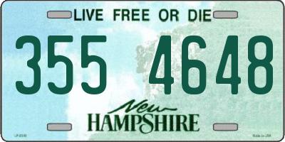 NH license plate 3554648