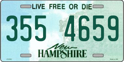 NH license plate 3554659
