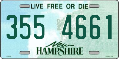 NH license plate 3554661