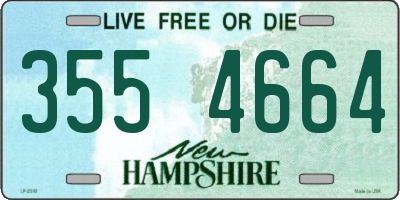 NH license plate 3554664