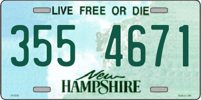 NH license plate 3554671