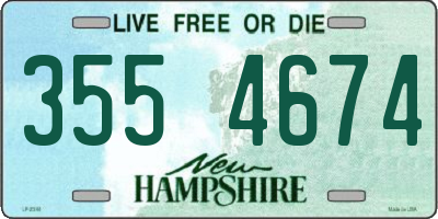 NH license plate 3554674