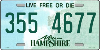 NH license plate 3554677