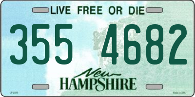 NH license plate 3554682