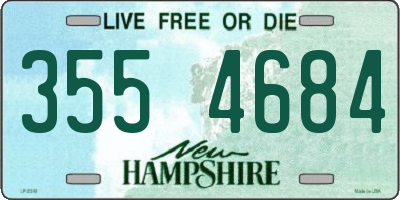 NH license plate 3554684